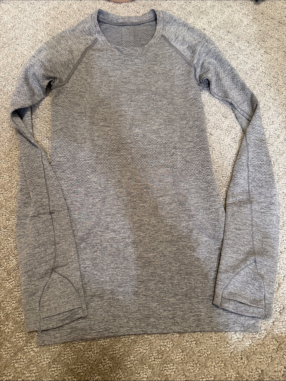 lululemon athletica Long-Sleeve Crew Top - Gray